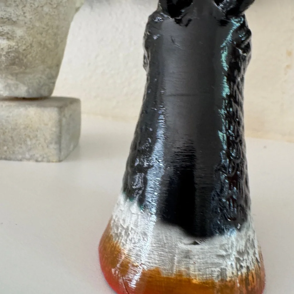 Vintage Painted Cast‎ Metal Pheasant Head Bottle Opener by Scott Products Inc.